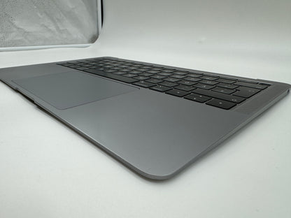 Macbook Air 13" 2018 2019 A1932 Topcase QWERTZ Trackpad Tastatur Grau #T468