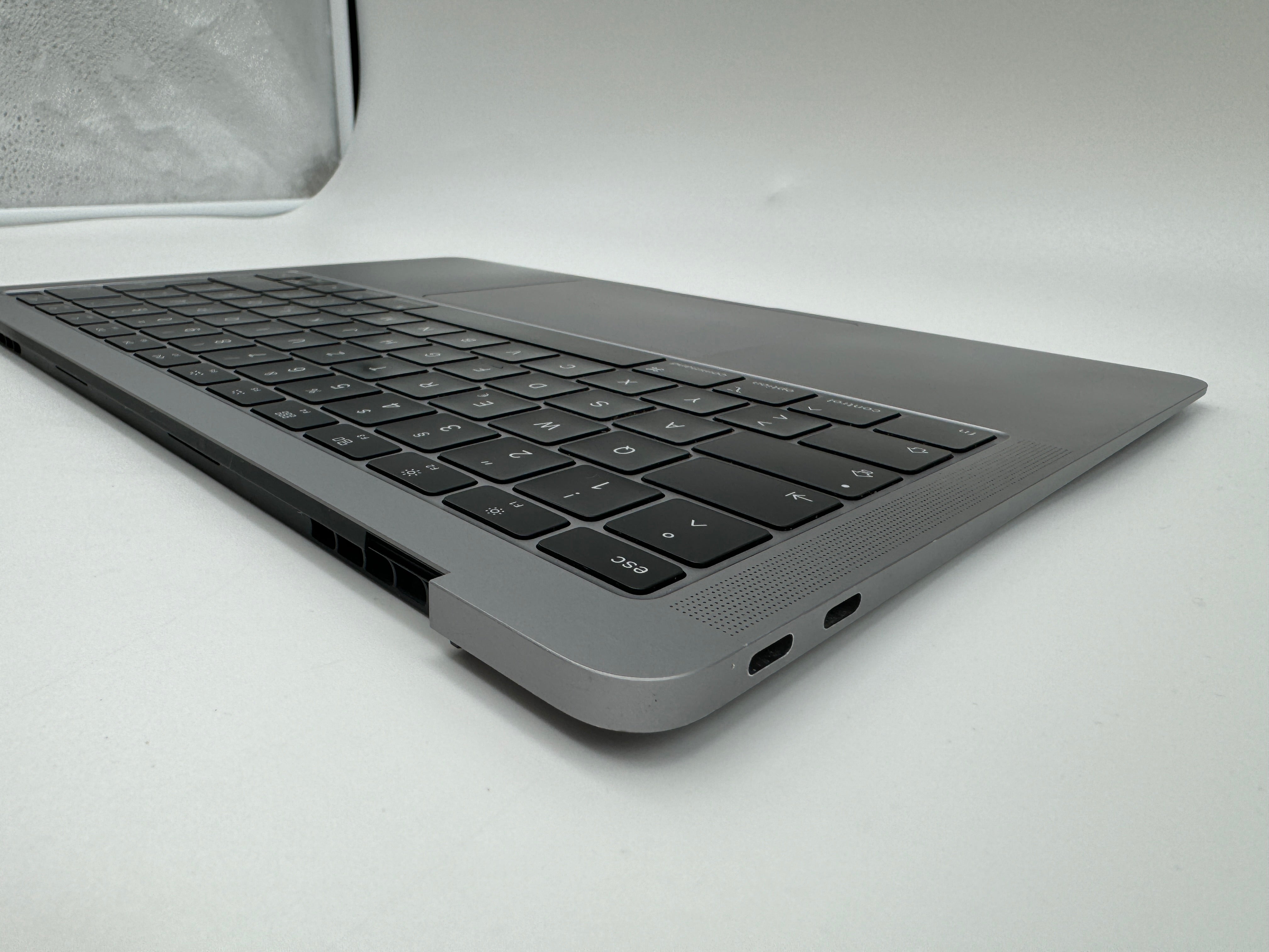 Macbook Air 13" 2018 2019 A1932 Topcase QWERTZ Trackpad Tastatur Grau #T468