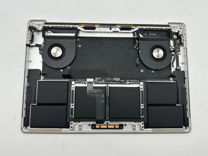 MacBook Pro 16" 2019 A2141 Silber Akku Topcase Tastatur QWERTZ #T959