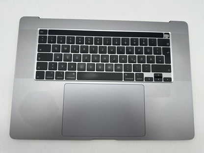 MacBook Pro 16" 2019 A2141 Grau Topcase Tastatur Trackpad Akku QWERTZ #T960
