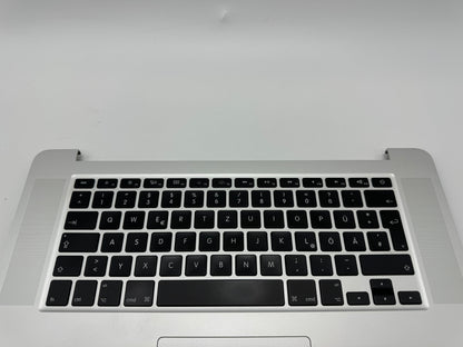 Macbook Pro 15" A1398 2015 Topcase Trackpad Tastatur QWERTZ #T670