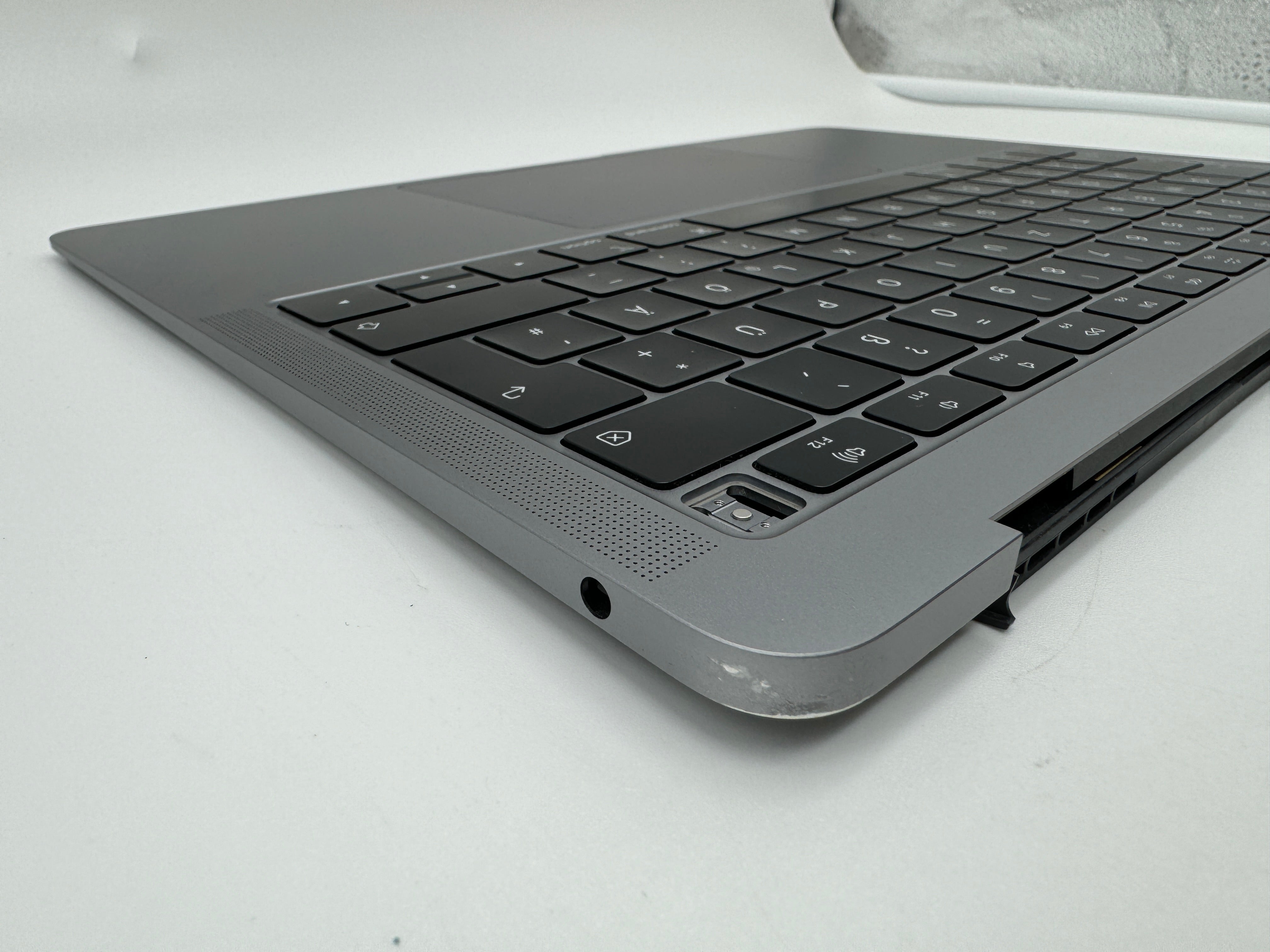 Macbook Air 13" 2018 2019 A1932 Topcase QWERTZ Trackpad Tastatur Grau #T470