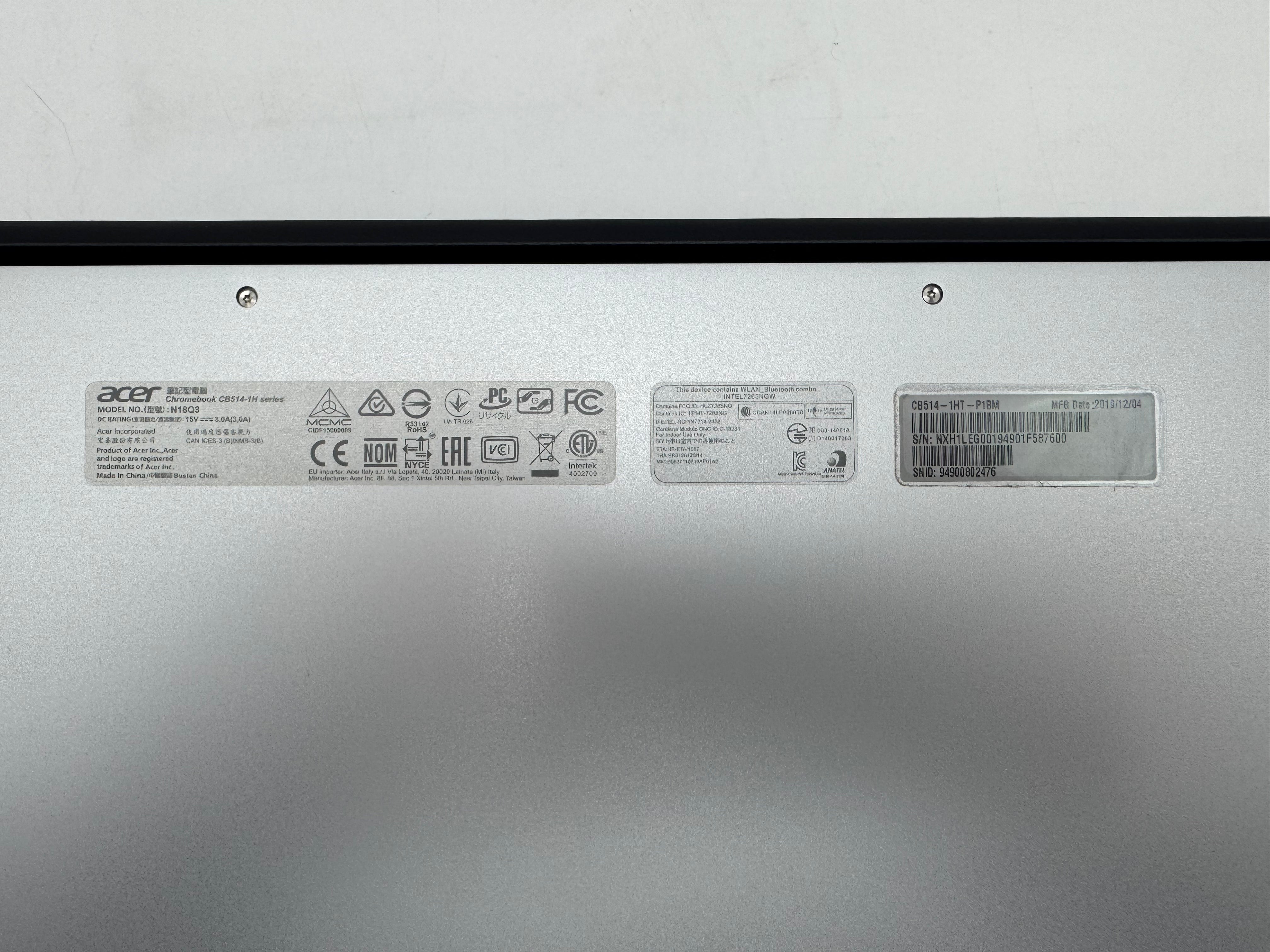 Acer Chromebook 514 Laptop - Intel® Pentium®-N420 - 8GB - 64GB eMMC - Intel® HD Graphics 505