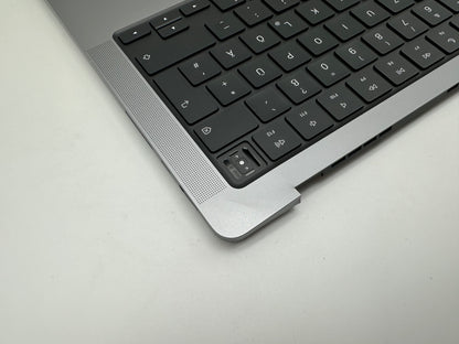 Macbook Pro 14" 2023 A2779 Topcase QWERTZ Tastatur Spacegrau #T962