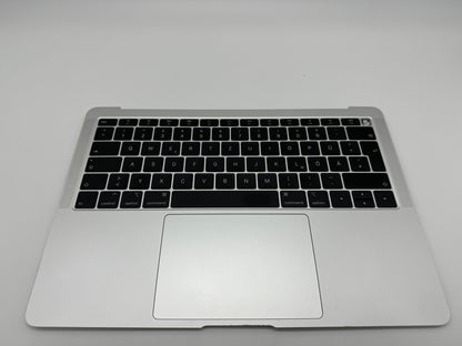 Macbook Air 13" 2018 2019 A1932 Topcase QWERTZ Trackpad Tastatur Silber #T472