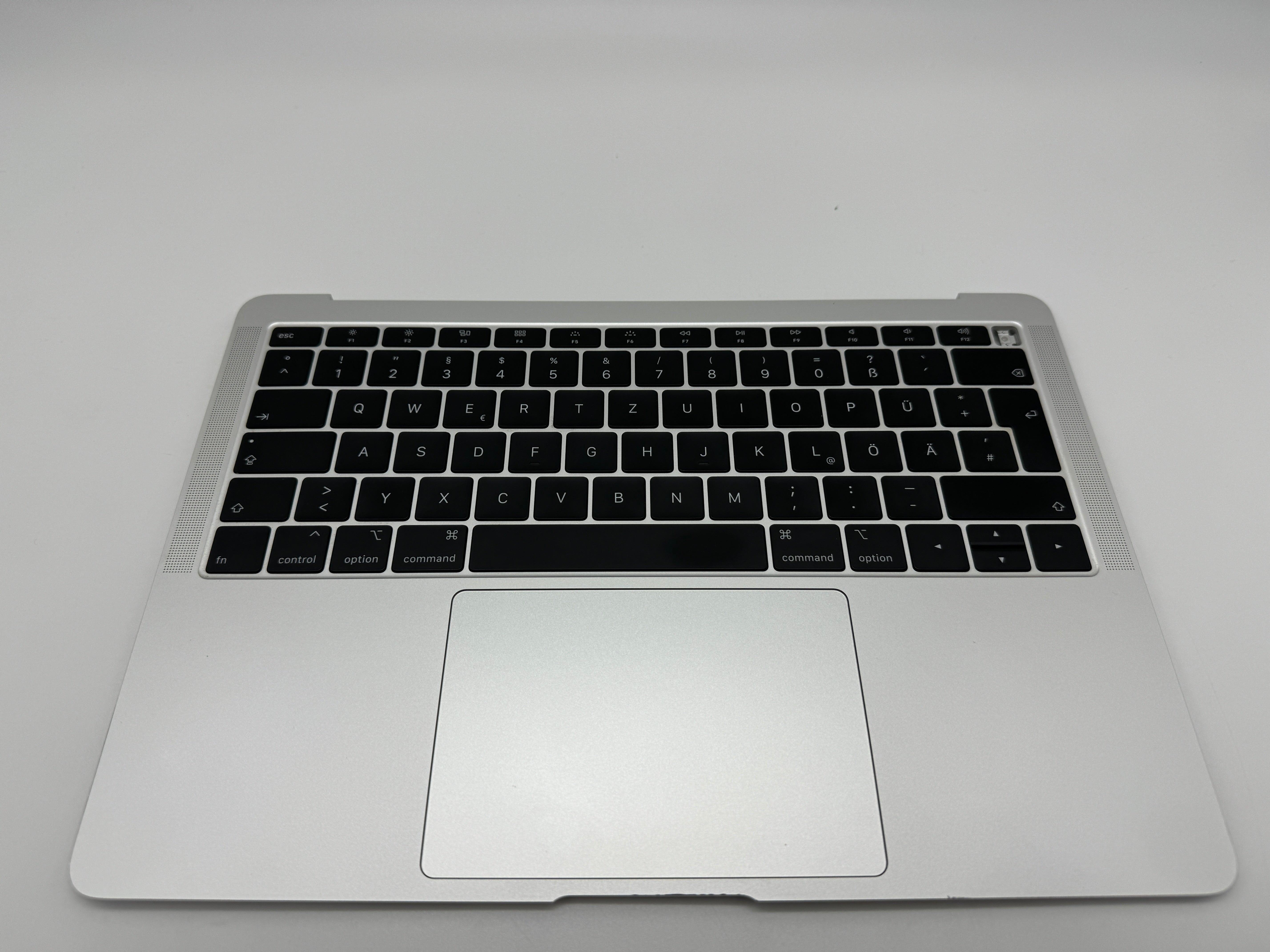 Macbook Air 13" 2018 2019 A1932 Topcase QWERTZ Trackpad Tastatur Silber #T472