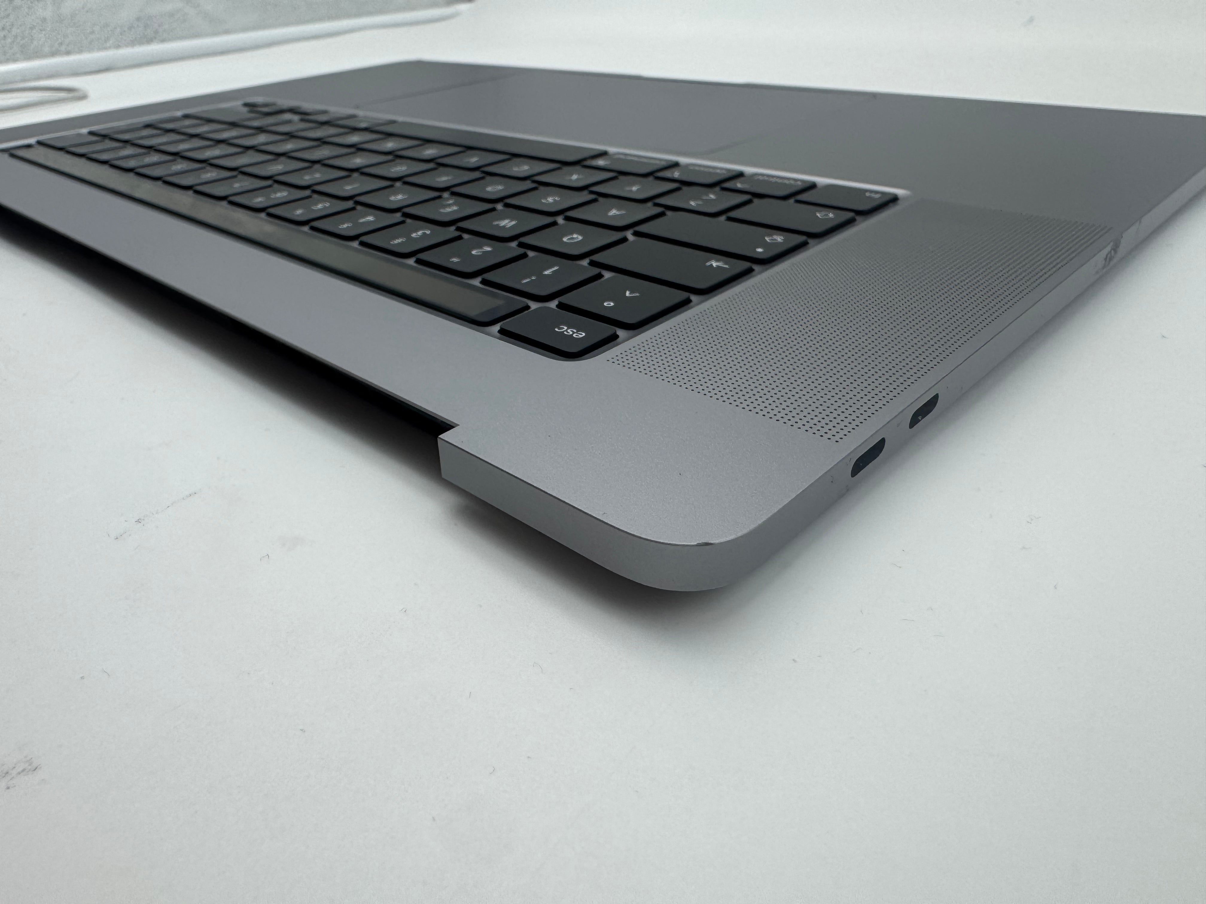 MacBook Pro 16" 2019 A2141 Grau Topcase Tastatur Trackpad Akku QWERTZ #T965