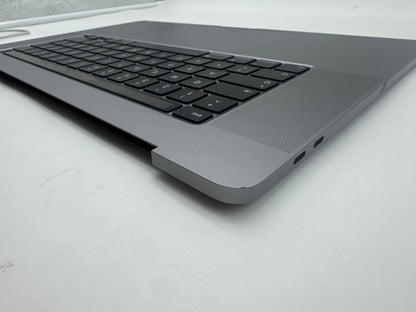 MacBook Pro 16" 2019 A2141 Grau Topcase Tastatur Trackpad Akku QWERTZ #T965
