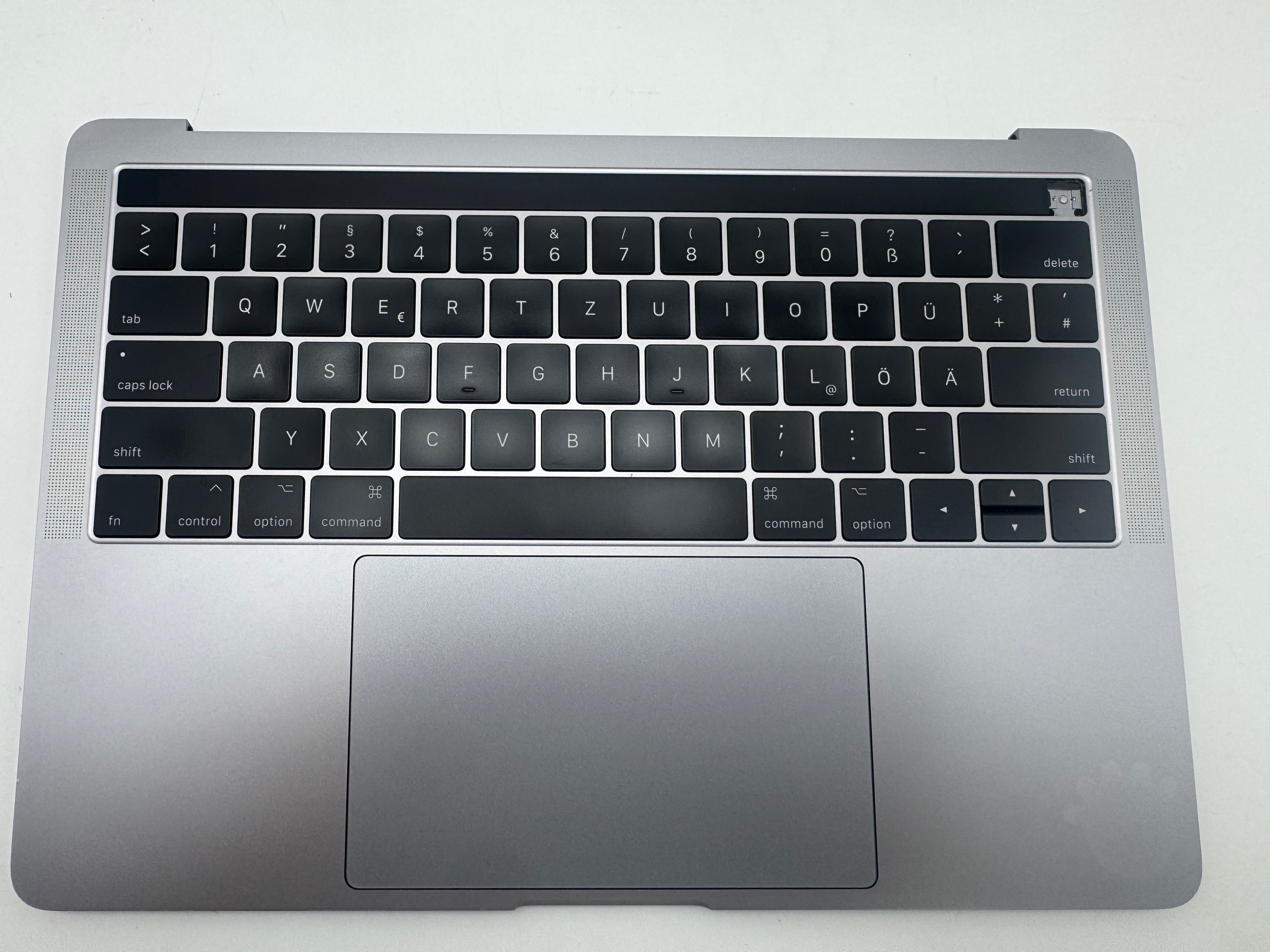 Macbook Pro 13" 2016 2017 A1706 Topcase Tastatur QWERTZ Spacegrau #T967