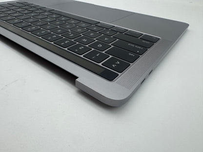 Macbook Pro 13" 2016 2017 A1706 Topcase Tastatur QWERTZ Spacegrau #T967