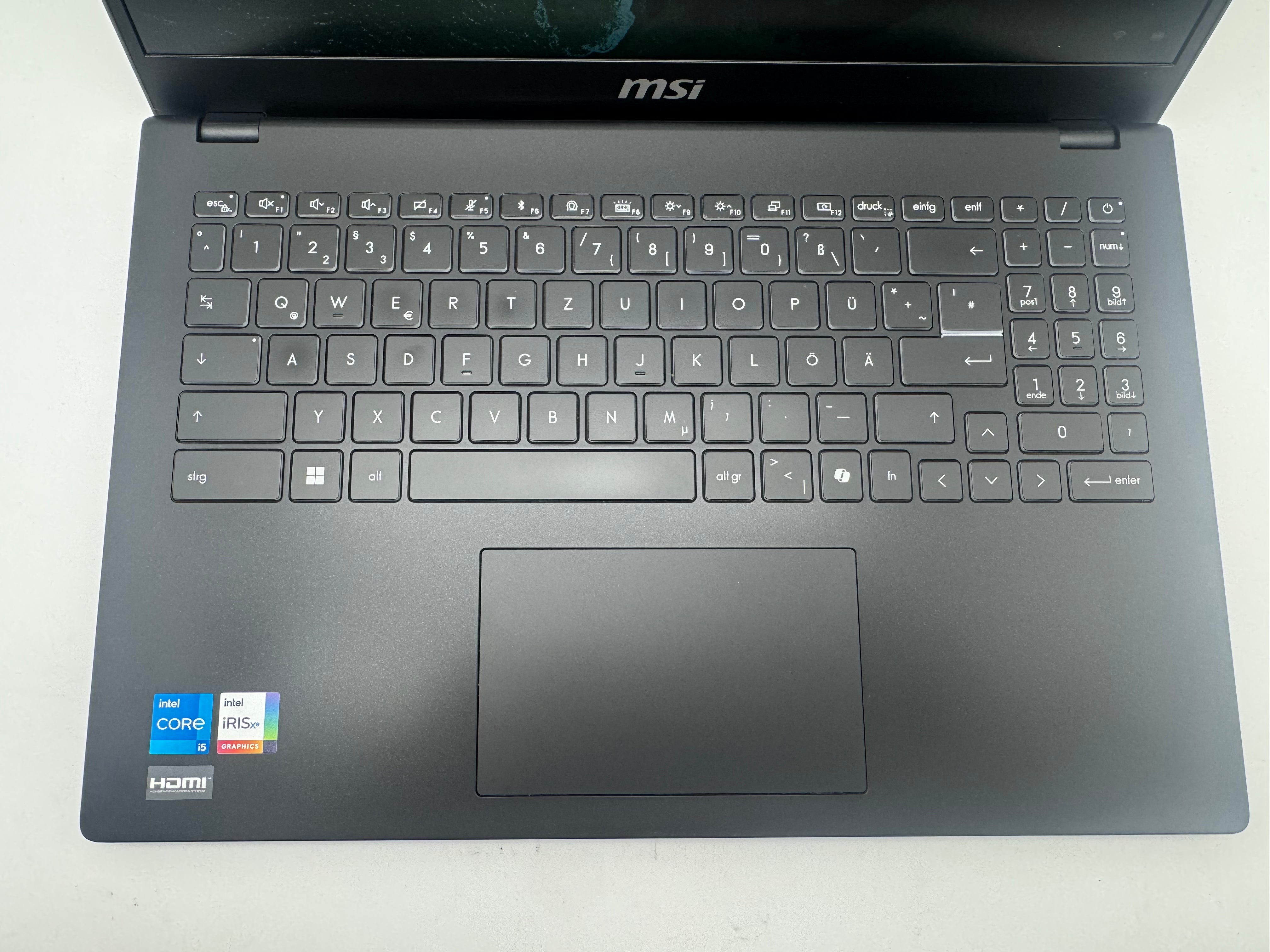 MSI Modern 15 B12MO-01009 i5 1235U 1,3 Ghz 16GB 512GB Grau MwSt.