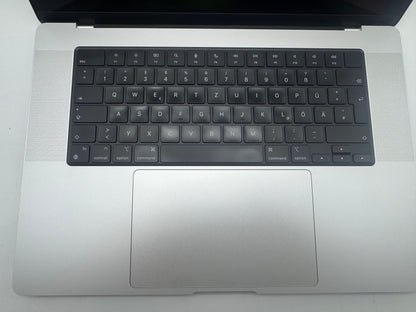 Macbook Pro 16" A2485 M1 Max 64GB 2TB 2021 32-C GPU Silber MwSt.