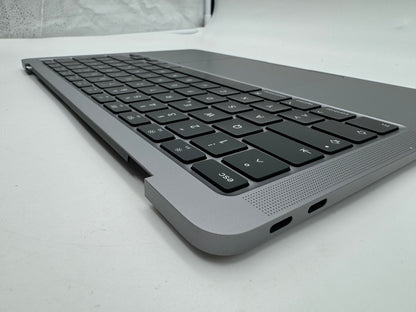 MacBook Air 13" 2020 A2179 Topcase QWERTZ Tastatur Spacegrau #T675