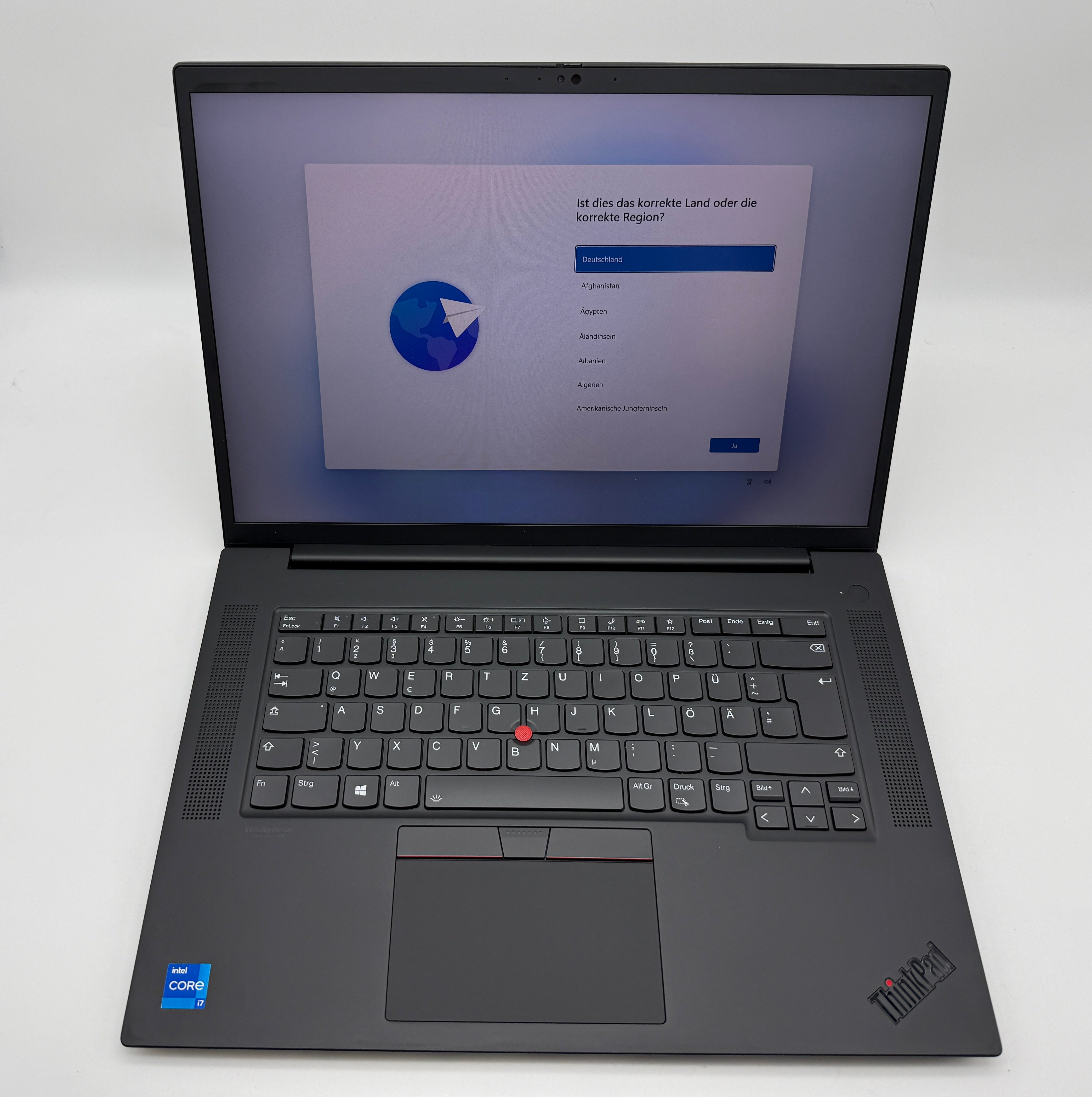 Lenovo Thinkpad P1 G4 Notebook i7-11800H 2,3 GHz 16GB 512GB SSD Deutsch MwSt.
