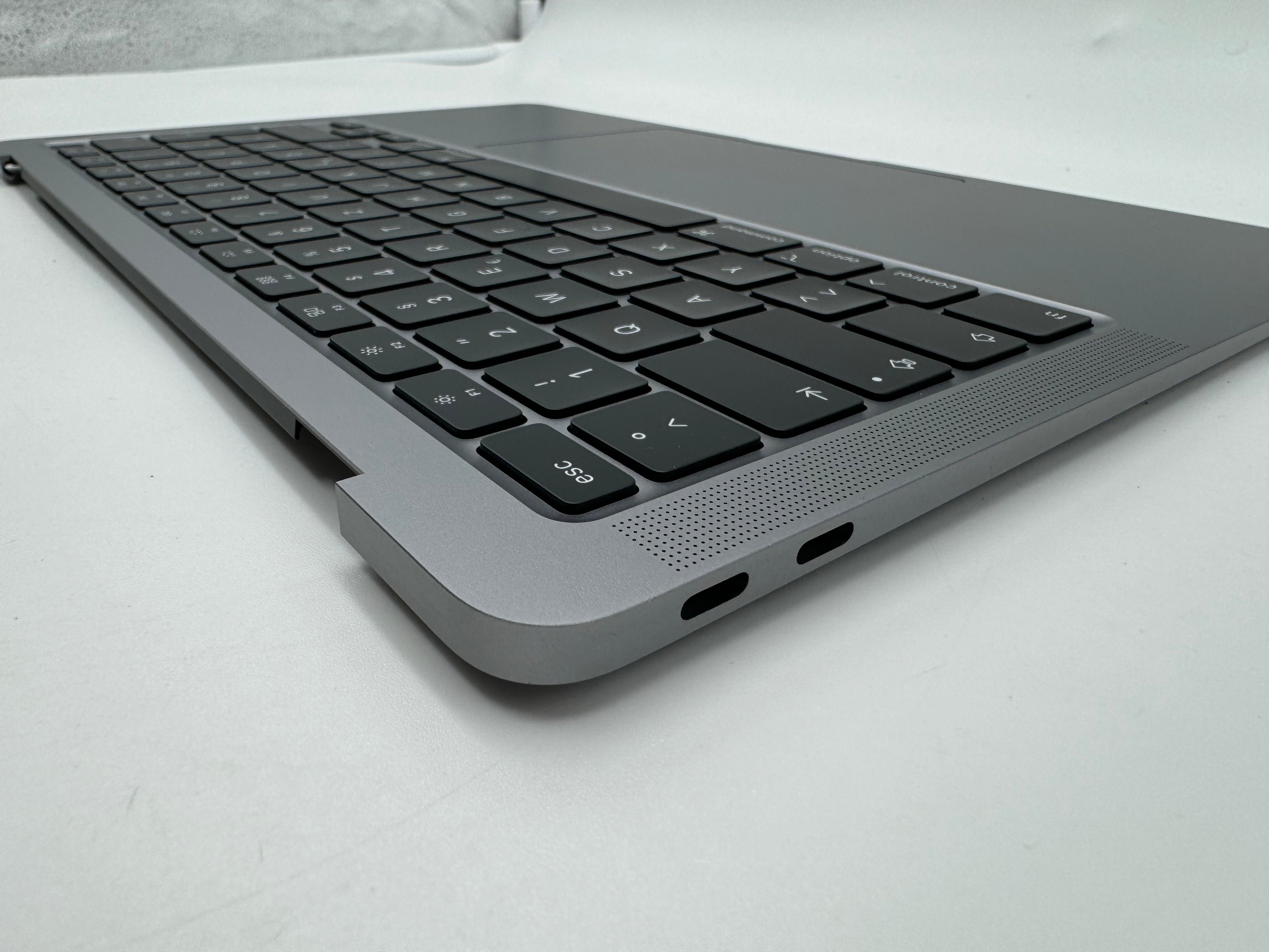 MacBook Air 13" 2020 A2179 Topcase QWERTZ Tastatur Spacegrau #T676