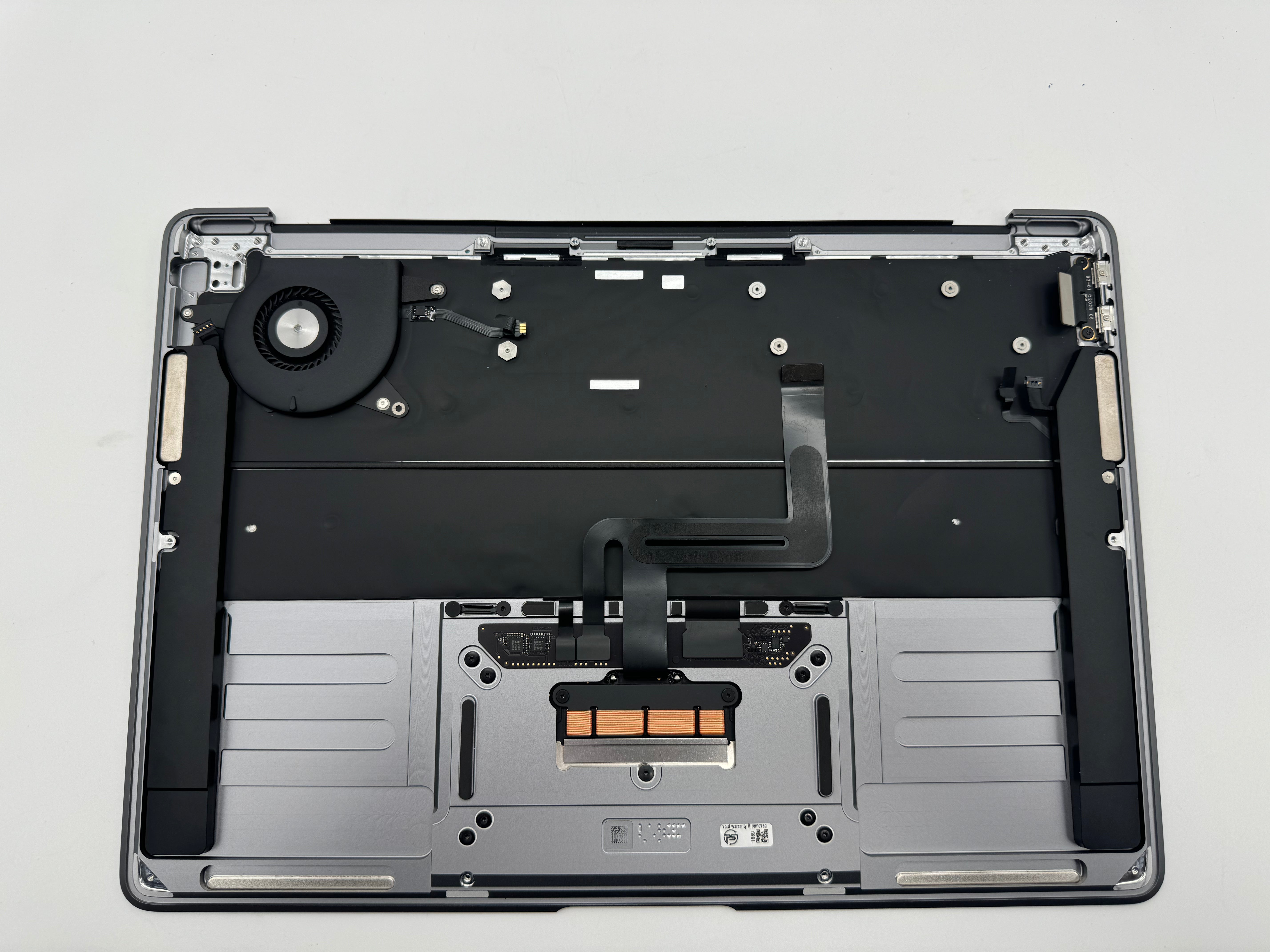 MacBook Air 13" 2020 A2179 Topcase QWERTZ Tastatur Spacegrau #T676