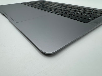 Macbook Air 13" 2018 2019 A1932 Topcase QWERTZ Trackpad Tastatur Grau #T678