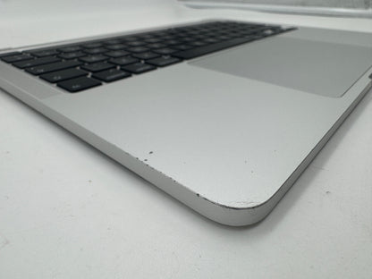 Macbook Pro 13" A2251 2020 Topcase QWERTY UK Akku Tastatur Silber #T768