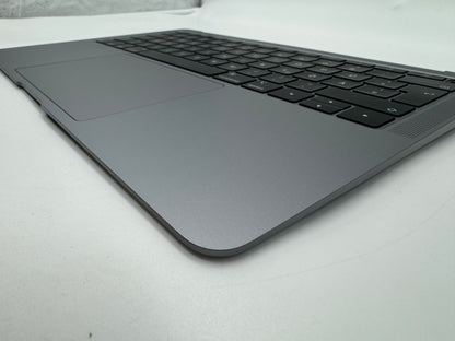 Macbook Air 13" 2018 2019 A1932 Topcase QWERTZ Trackpad Tastatur Grau #T679