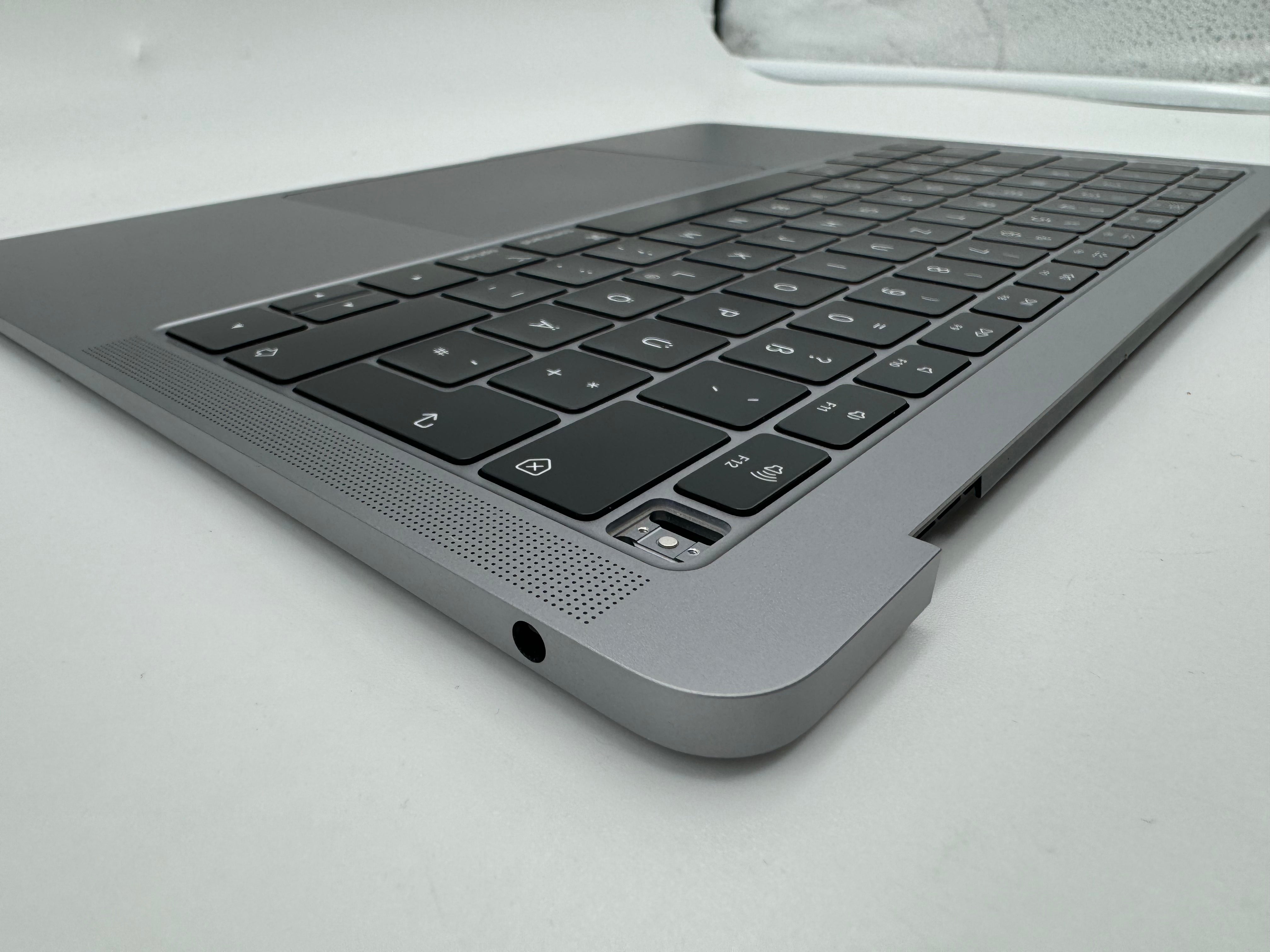 Macbook Air 13" 2018 2019 A1932 Topcase QWERTZ Trackpad Tastatur Grau #T679