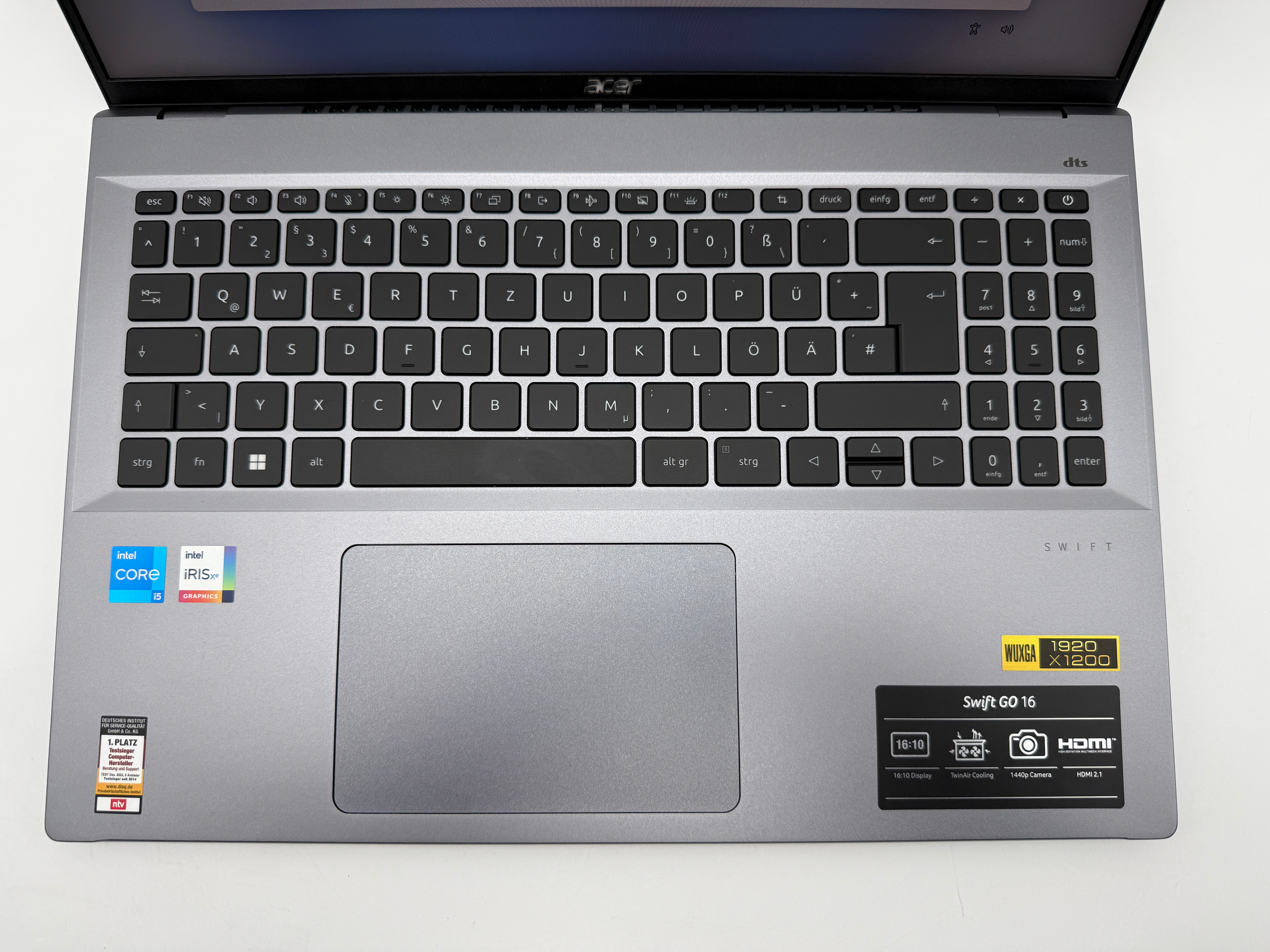 Acer Swift Go 16 OLED  Notebook i5-1335U / 16GB RAM / 512 GB SSD 1,3GHz