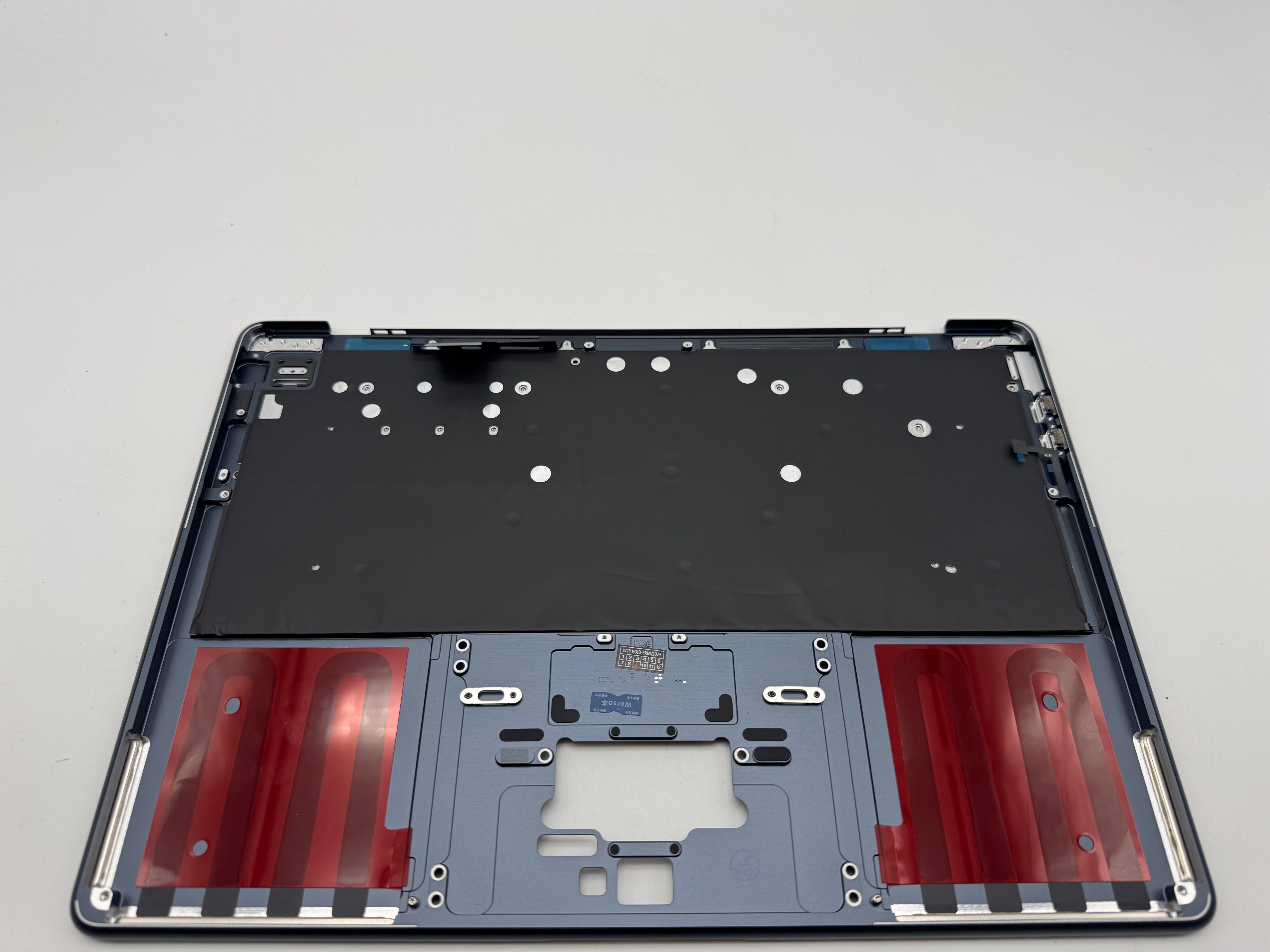 MacBook Air 13" 2025 A3240 Topcase Tastatur Midnight Starlight Himmelblau Silber