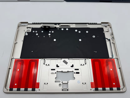 MacBook Air 15" 2025 A3241 Topcase Tastatur Midnight Starlight Himmelblau Silber