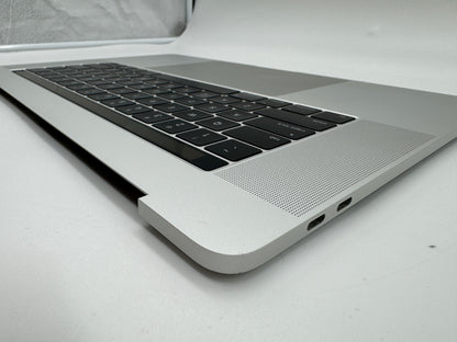 Macbook Pro 15" 2016 2017 A1707 Topcase Trackpad Tastatur Silber #T489