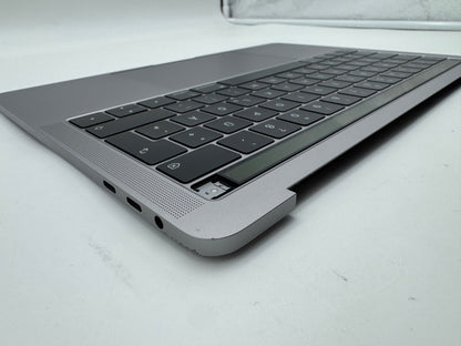 Macbook Pro 13" A1989 2018 2019 Topcase Tastatur QWERTZ Trackpad Spacegrau #T968