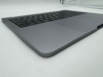 Macbook Pro 13" A1989 2018 2019 Topcase Tastatur QWERTZ Trackpad Spacegrau #T969