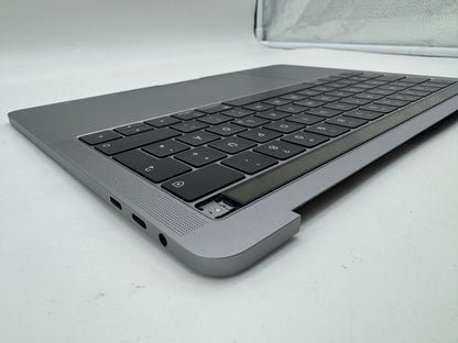 Macbook Pro 13" A1989 2018 2019 Topcase Tastatur QWERTZ Trackpad Spacegrau #T969