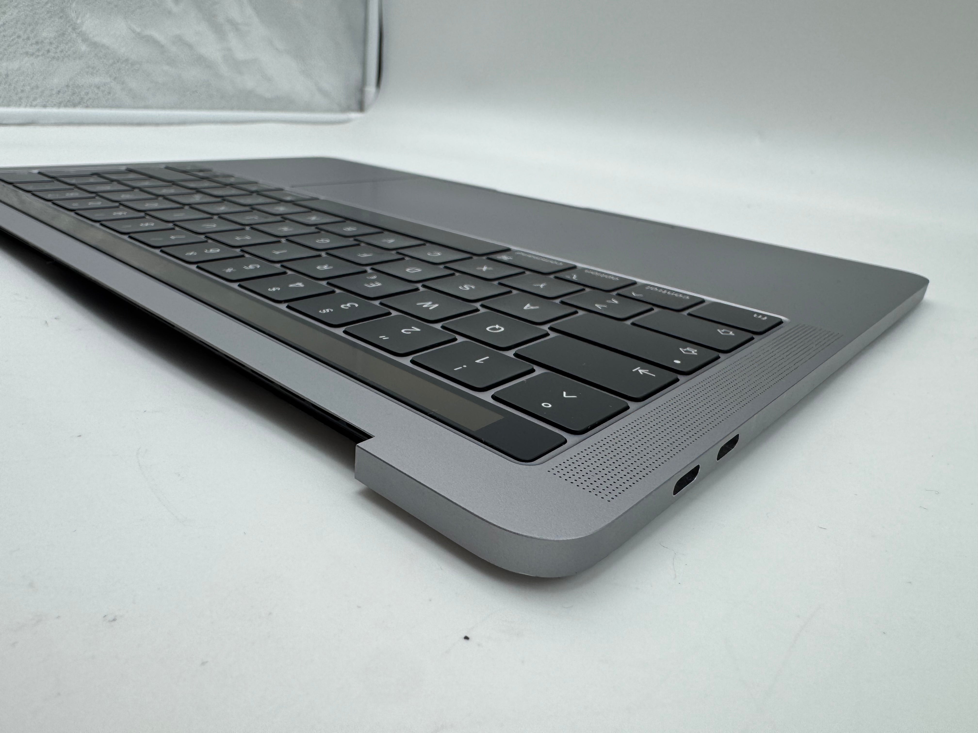 Macbook Pro 13" A1989 2018 2019 Topcase Tastatur QWERTZ Trackpad Spacegrau #T969