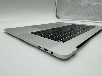 Macbook Pro 15" 2018 2019 A1990 Topcase Trackpad Tastatur Silber #T488