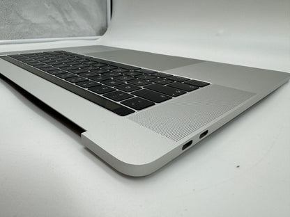 Macbook Pro 15" 2018 2019 A1990 Topcase Trackpad Tastatur Silber #T488