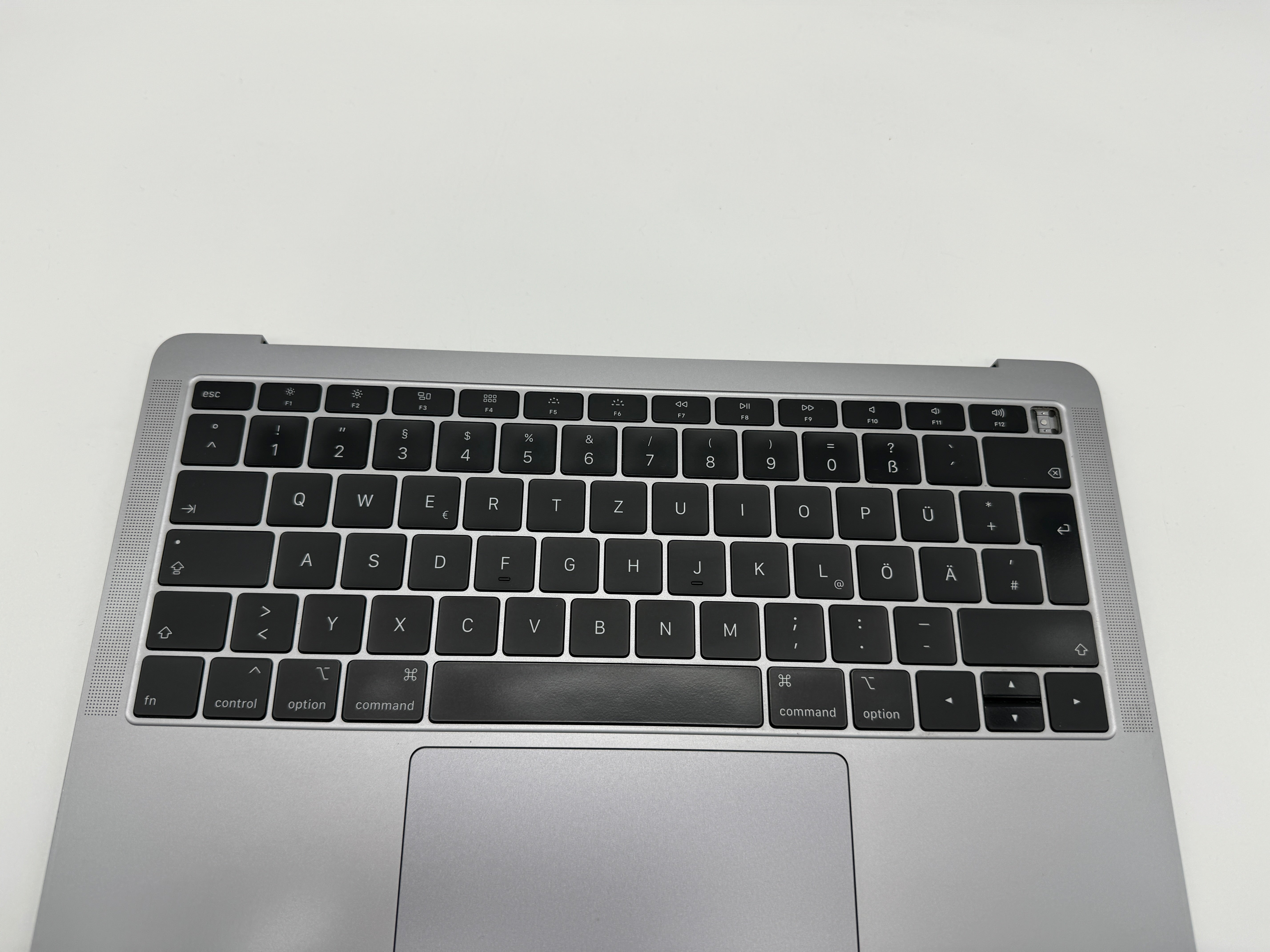 Macbook Air 13" 2018 2019 A1932 Topcase QWERTZ Trackpad Tastatur Grau #T440