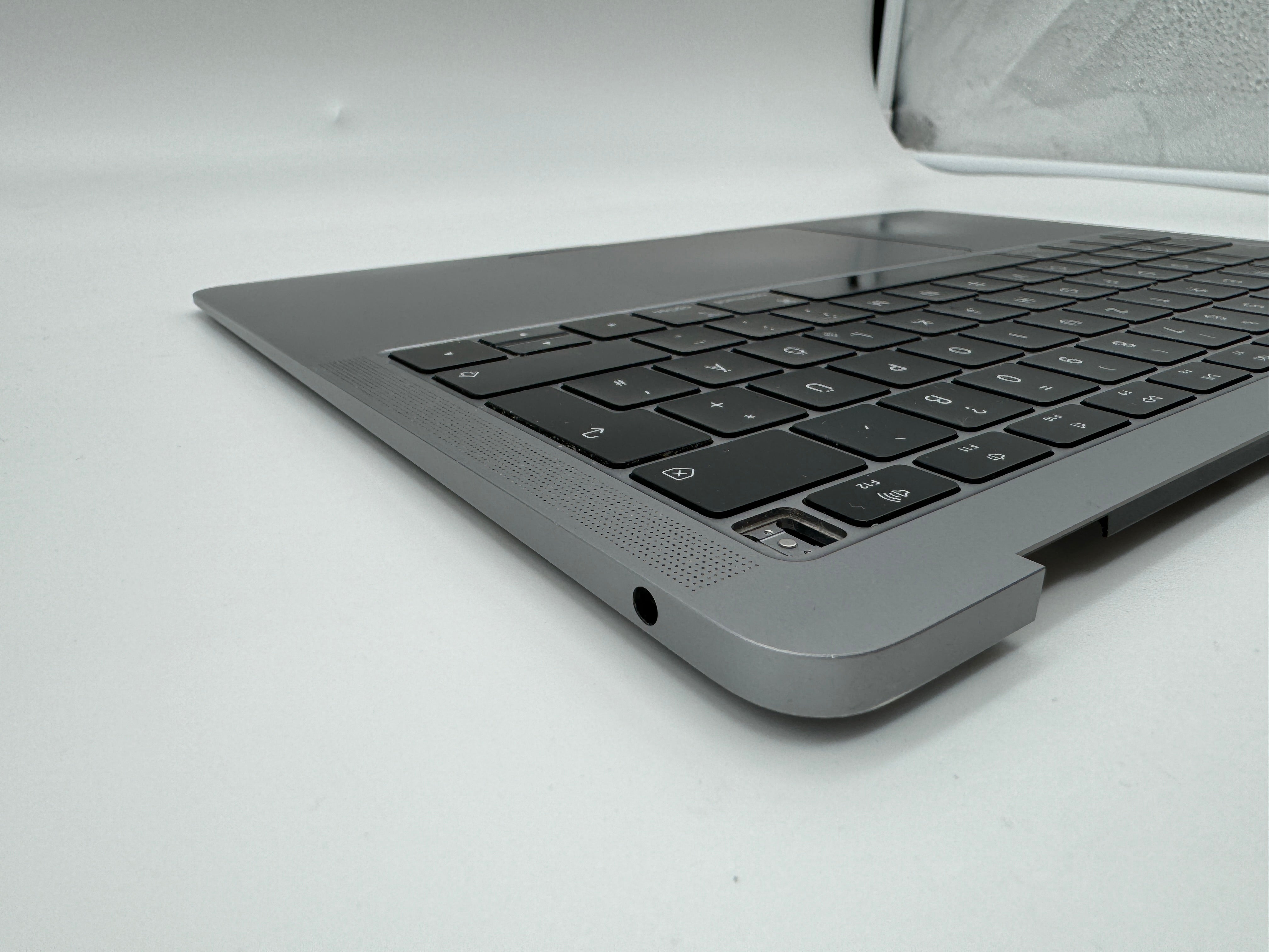 Macbook Air 13" 2018 2019 A1932 Topcase QWERTZ Trackpad Tastatur Grau #T440