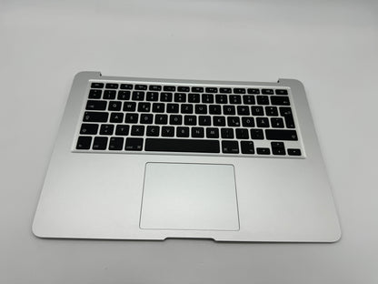 MacBook Air 13" A1466 2013 - 2017 Topcase QWERTZ Tastatur Akku Silber #T445