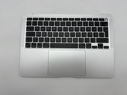MacBook Air 13" 2020 A2337 Topcase QWERTZ Akku Tastatur Silber #T1004