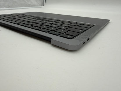 MacBook Air 13" 2020 A2337 Topcase QWERTZ Trackpad Tastatur Grau #T1005