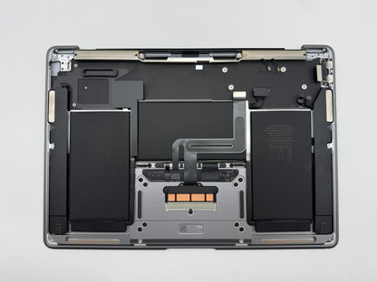 MacBook Air 13" 2020 A2337 Topcase QWERTZ Trackpad Tastatur Grau #T1005