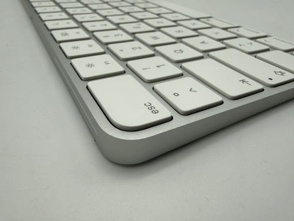 Apple Magic Keyboard A2450 Lightning Battery Weiß silber