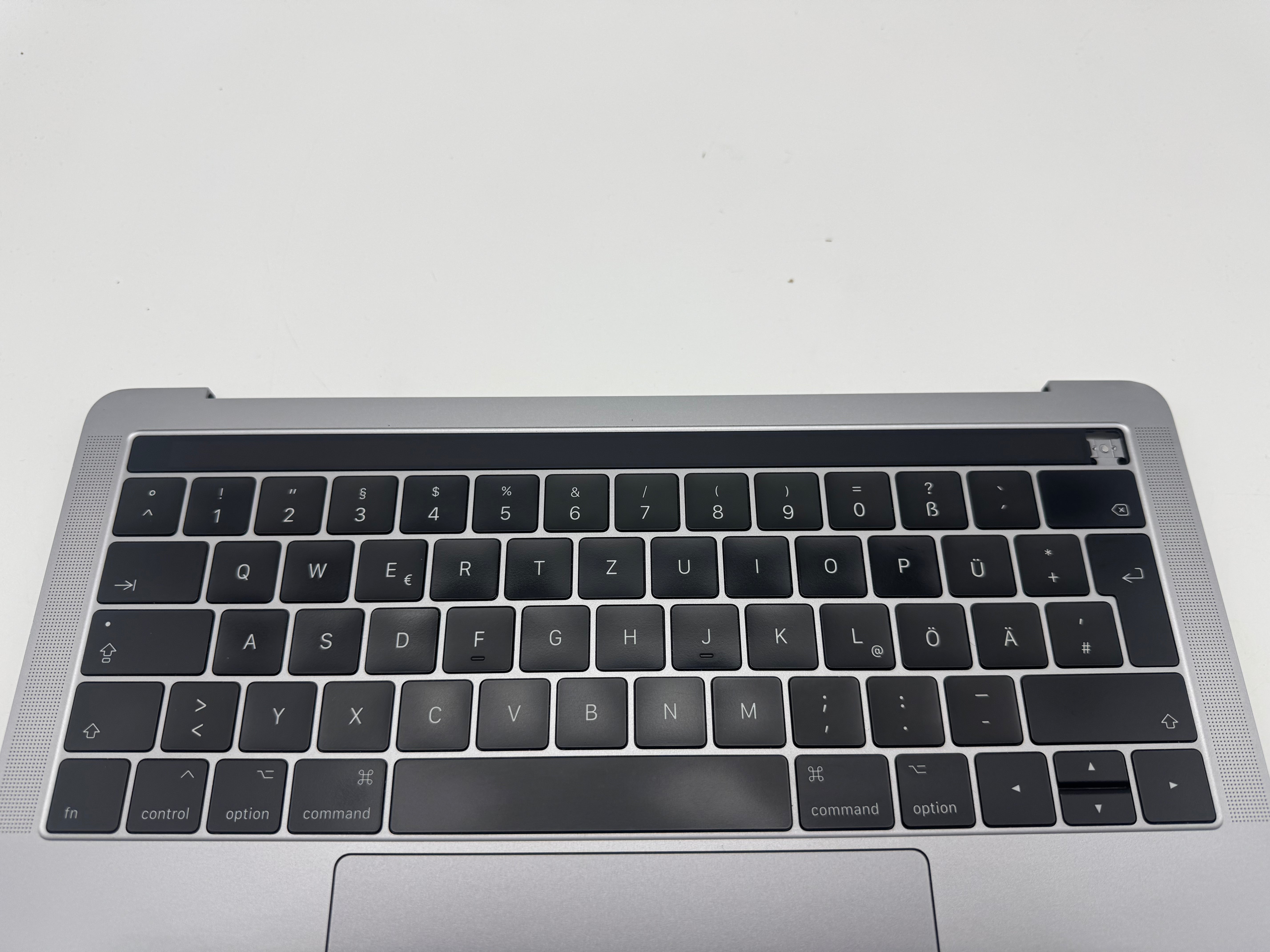 Macbook Pro 13" 2016 2017 A1706 Topcase Tastatur QWERTZ Spacegrau #T970