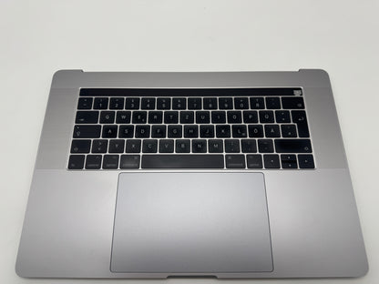 Macbook Pro 15" 2016 2017 A1707 Topcase Trackpad Tastatur Spacegrau #T777