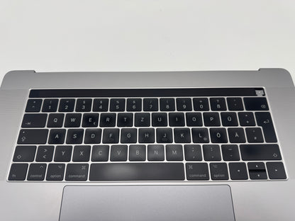 Macbook Pro 15" 2016 2017 A1707 Topcase Trackpad Tastatur Spacegrau #T777