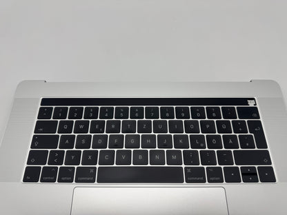 Macbook Pro 15" 2016 2017 A1707 Topcase Trackpad Tastatur Silber #T778