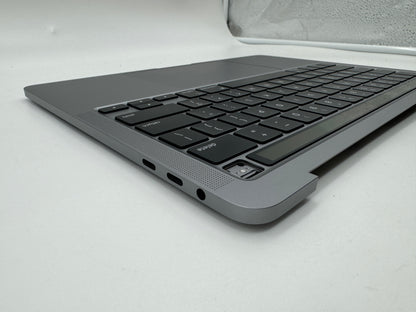 Macbook Pro 13" A2251 2020 QWERTY Topcase Tastatur Trackpad Grau #T495