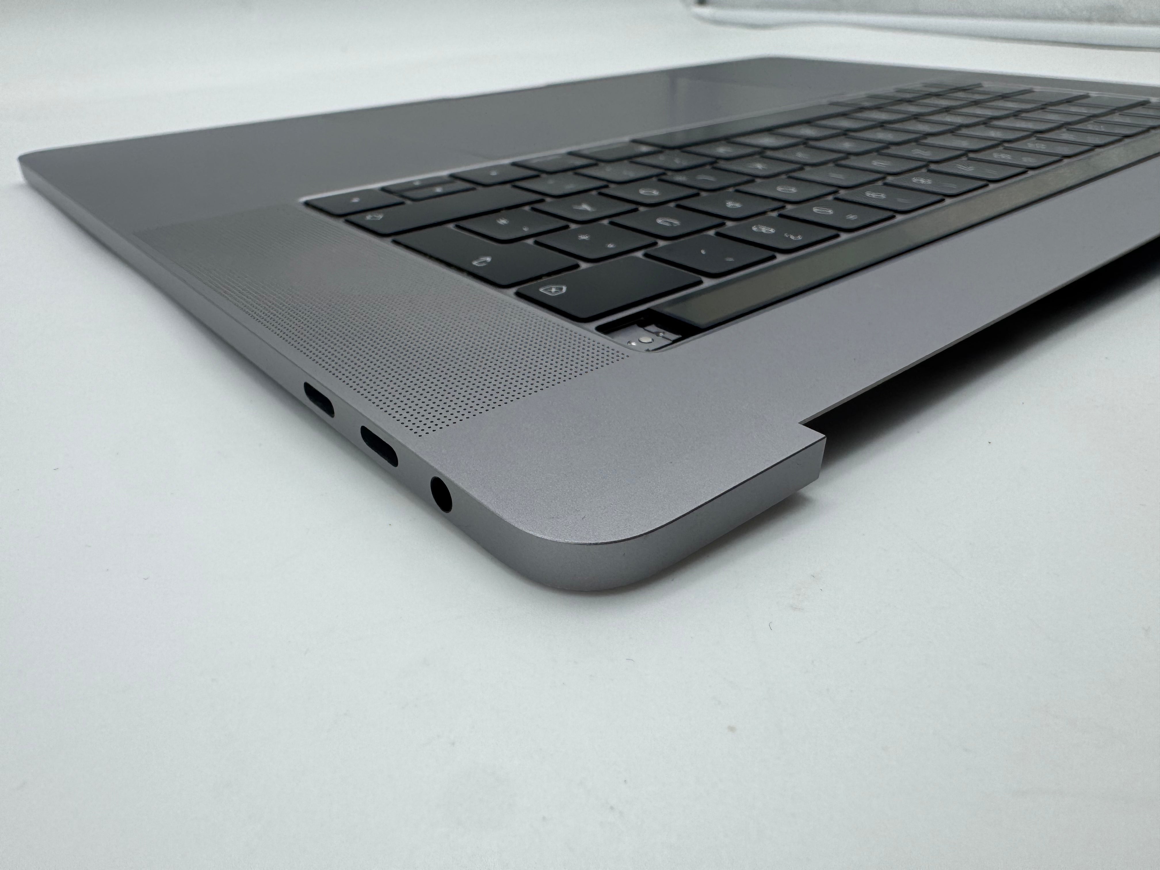Macbook Pro 15" 2018 2019 A1990 QWERTZ Topcase Trackpad Tastatur Grau #T975