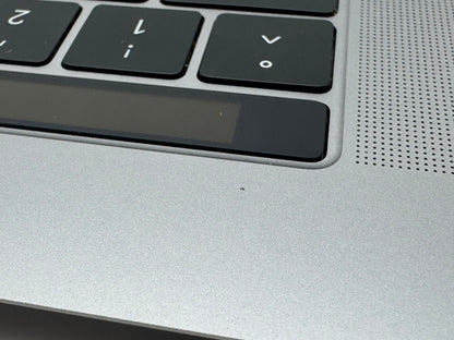 Macbook Pro 15" 2018 2019 A1990 QWERTZ Topcase Trackpad Tastatur Grau #T975