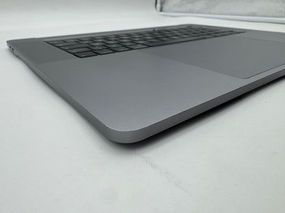 Macbook Pro 15" 2018 2019 A1990 QWERTZ Topcase Trackpad Tastatur Grau #T977