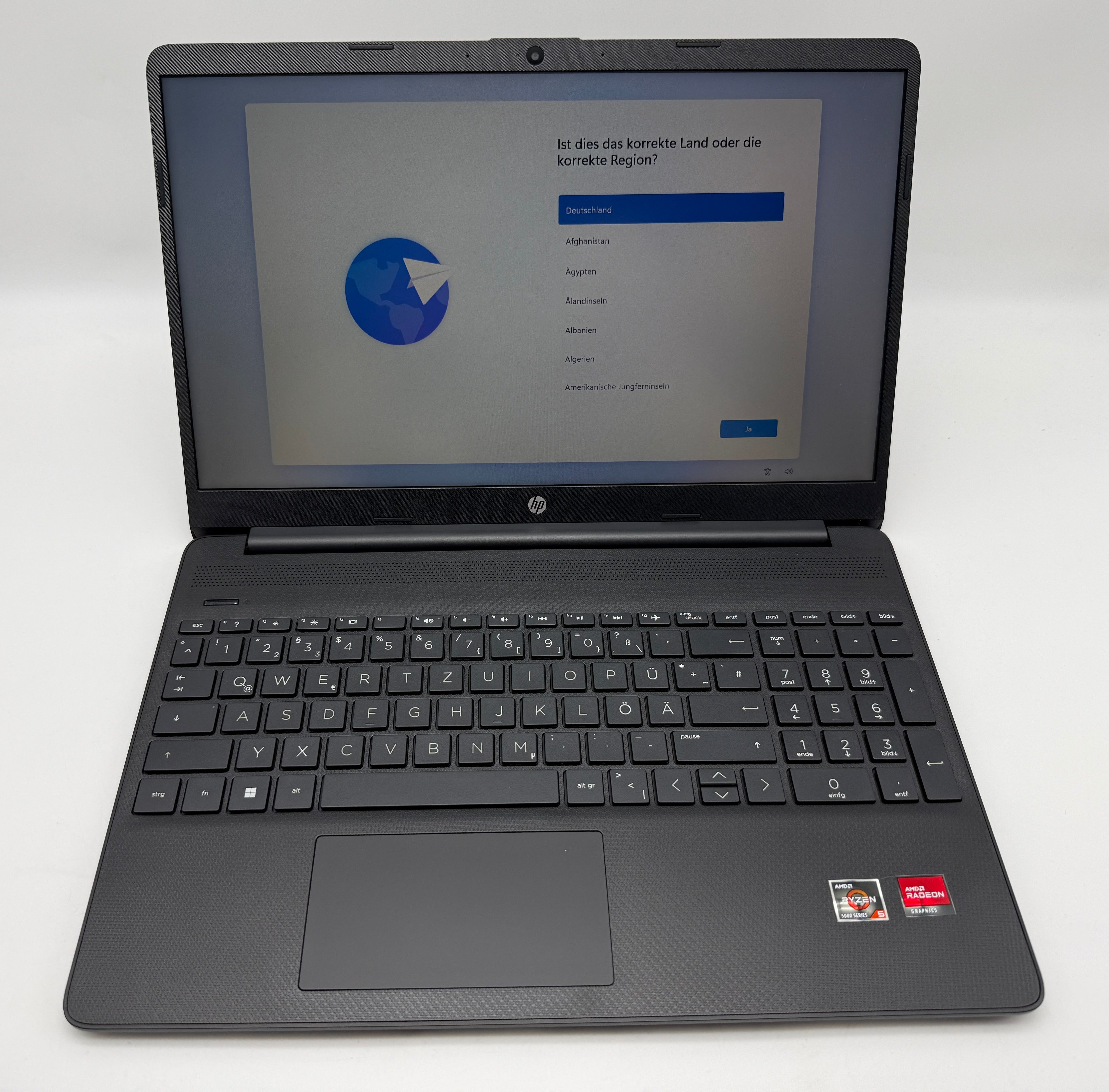 HP 15s-eq2252ng 15.6" AMD Ryzen 5 5500U 2,1GHz 8GB 256GB Schwarz MwSt.